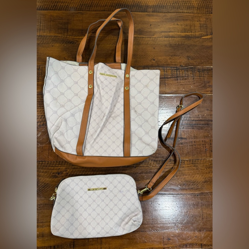 Steve Madden Cross Bag + Purse Two Piece Combo Set ( Great Condition)